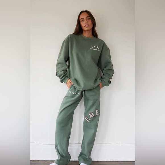 The Mayfair Group Pants - The Mayfair Group *flawed Empathy Always Olive Sweatpants Size XS